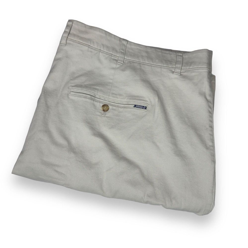 NWT $98 Johnnie-O Mens Shorts Stone Beige Flat Front Mulligan Big Khaki Size‎ 54